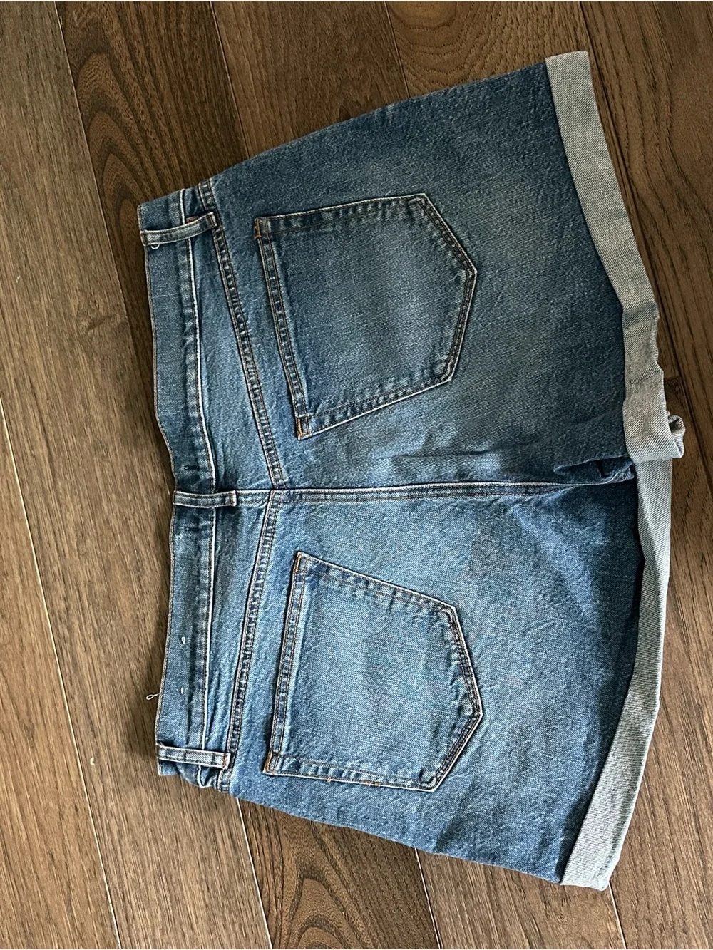 LOFT Blue Denim Jean Shorts
